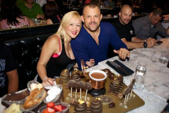 Chuck Liddell and his wife