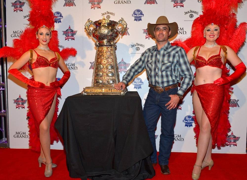 2008 PBR World Champion Guilherme Marchi at the Welcome Reception at the MGM Grand. Photos: Bryan Steffy 