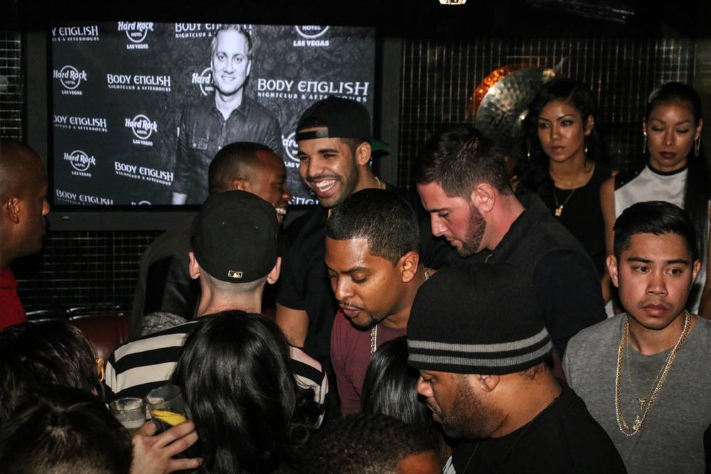 Drake at Body English. Photos: Adam Amar 