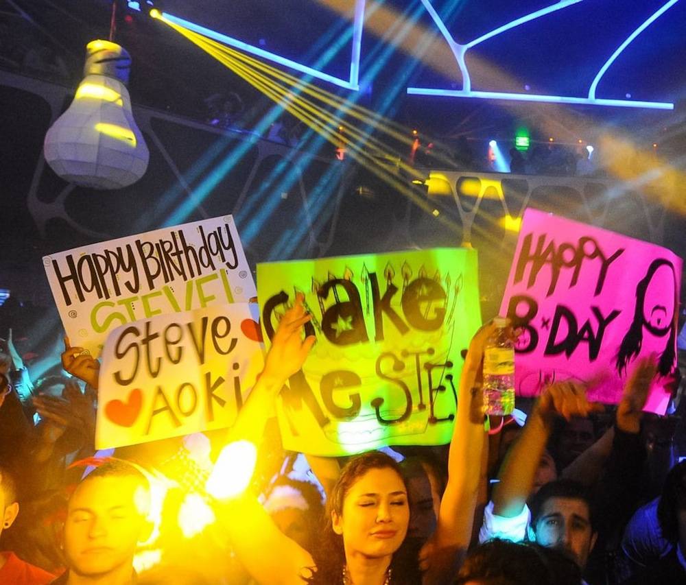 Steve Aoki fans at Hakkasan. Photos: Brenton Ho/Powers Imagery LLC 