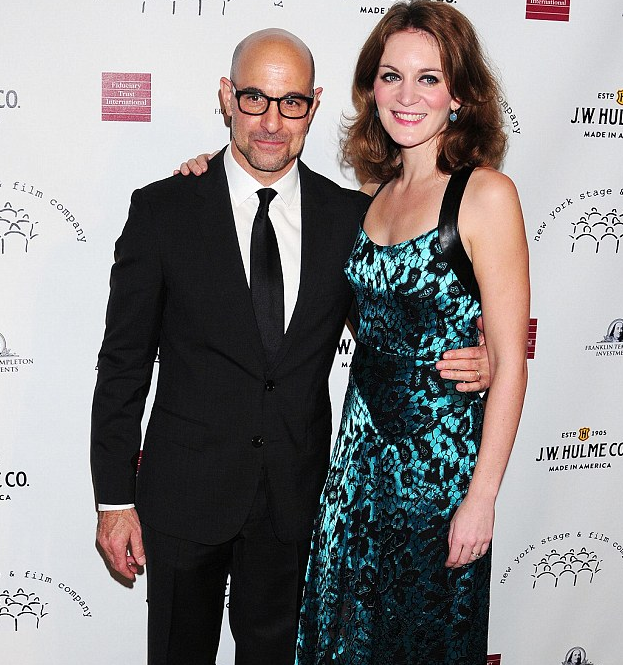 Stanley Tucci and Felicity Blunt 