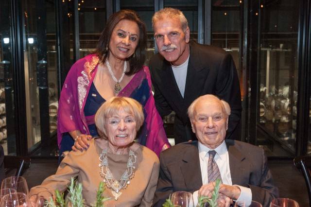 Mira Honeycutt, Margrit Mondavi, Peter Mondavi and Peter Mondavi, Jr.  Credit: Drew Altizer Photography