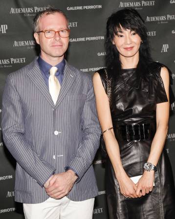 Xavier Nolot with Maggie Cheung