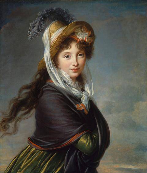 Marie Louise Elisabeth Vigée-Le Brun, Portrait of a Young Woman, Robert Dawson Evans Collection, Photography©2013 Museum of Fine Arts, Boston