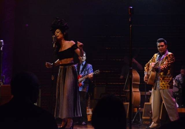 Melody Sweets Performing with the Cast of MILLION DOLLAR QUARTET Las Vegas 4.22.14 (C) Caesars Entertainment (2)