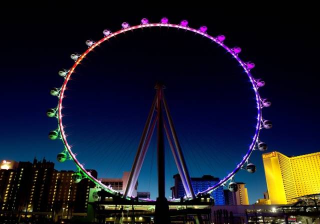 The Las Vegas High Roller received the Guinness World Record for World’s Tallest Observation Wheel. Photo: Denise Truscello