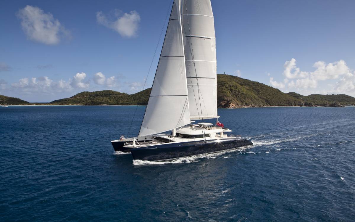 Burgess Yacht's "Hemisphere" Catamaran
