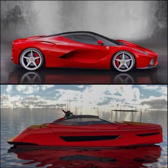 La Ferrari Yacht