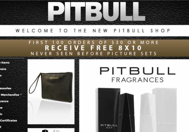 Pitbull's New Online Shop