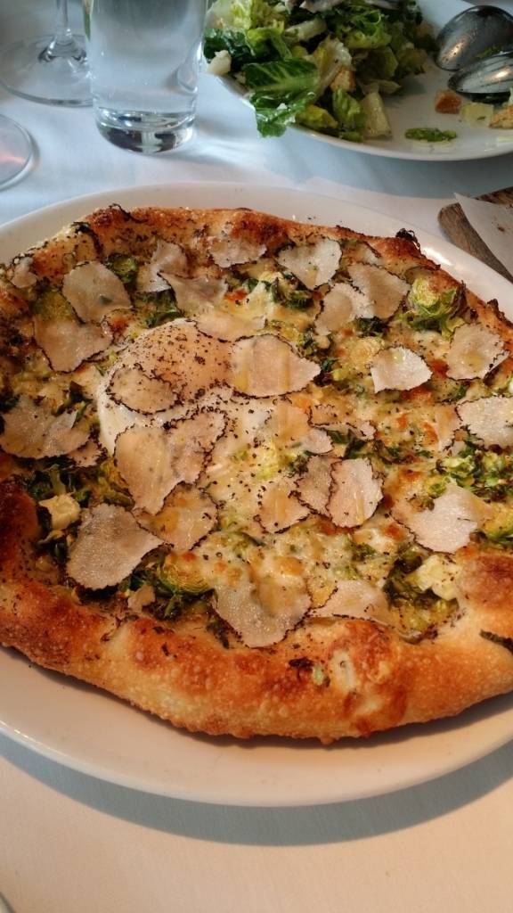 Brussel Sprouts Black Tuffle Pizza