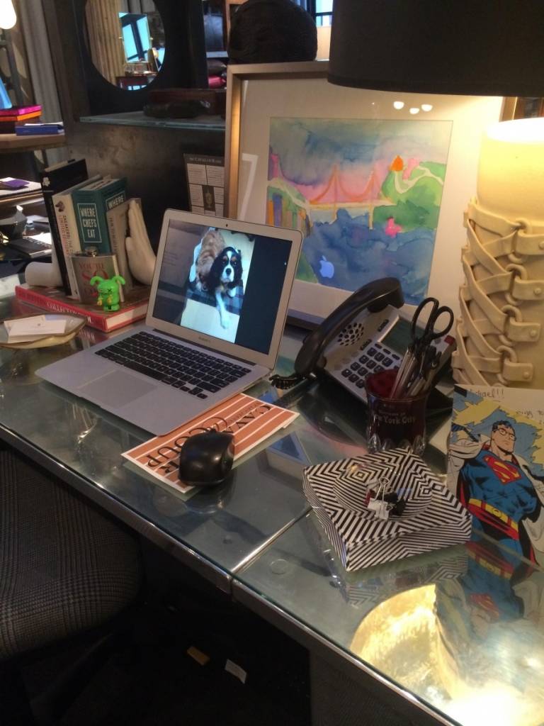 Michael Purdy's Desk at Cavalier in San Francisco