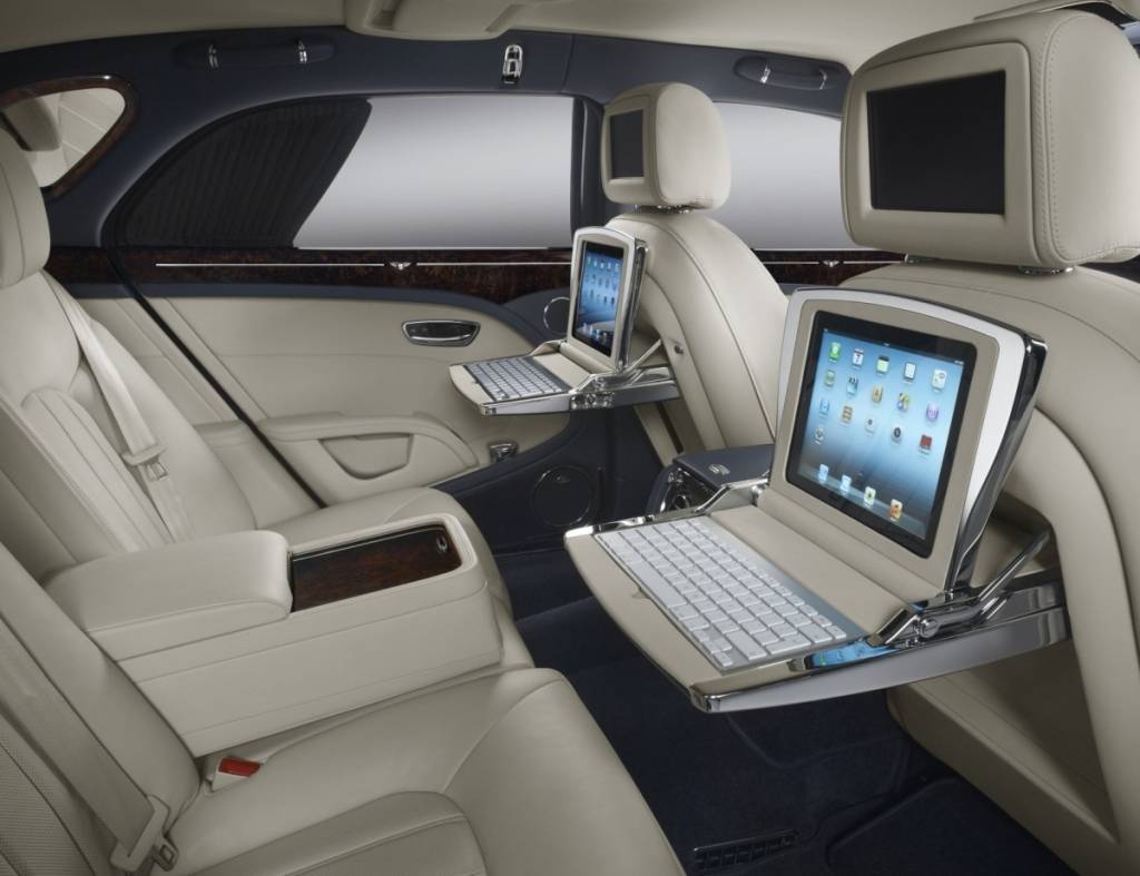 Inside the Bentley Mulsanne  Photo courtesy of Bentley Motors