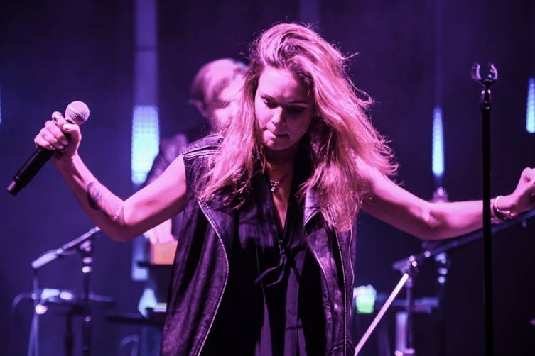 Tove Lo and band at The Sayers Club Grand Opening. Photos: Brenton Ho/Powers Imagery 