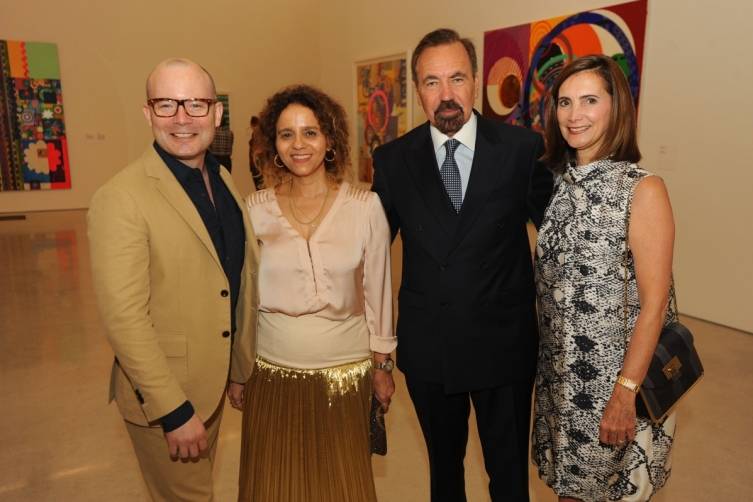  Thom Collins, Beatriz Milhazes, Jorge M. Perez & Frances Sevilla-Sacasa.