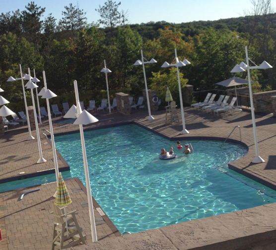 a pool at the JW Marriot Rosseau Muskoka