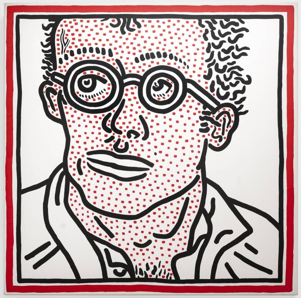 Keith Haring Untitled (Self-Portrait), February 2, 1985 Acrylic on canvas 