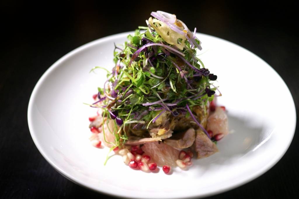 Hakkasan_Crispy duck salad_credit Aubrie Pick