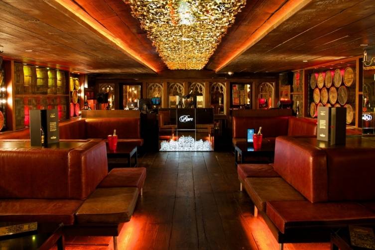 The Rusty Nail VIP lounge is all about excess