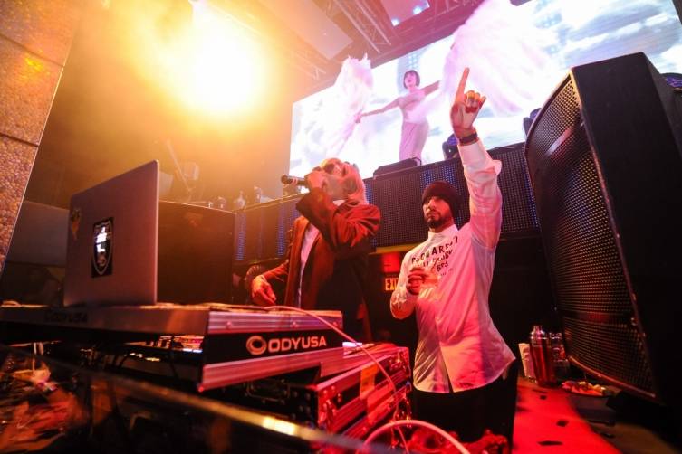 Snoop Dogg and Swizz Beatz at TAO. Photos: Brenton Ho/Powers Imagery