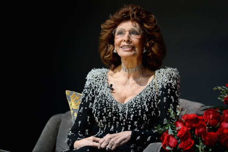 Sophia Loren onstage at the Dolby Theatre