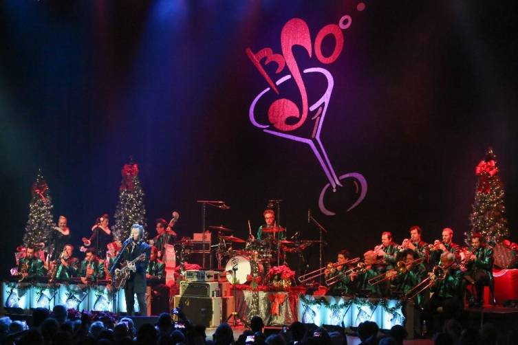 The Brian Setzer Orchestra at the Pearl at the Palms. Photos: Edison Graff 