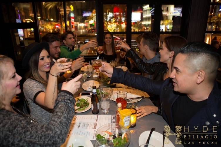 Katie Maloney and friends celebrating at Double Barrel Roadhouse
