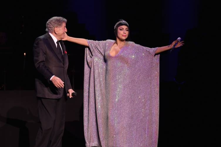Tony Bennett and Lady Gaga perform at The Cosmopolitan. Photo: Ethan Miller