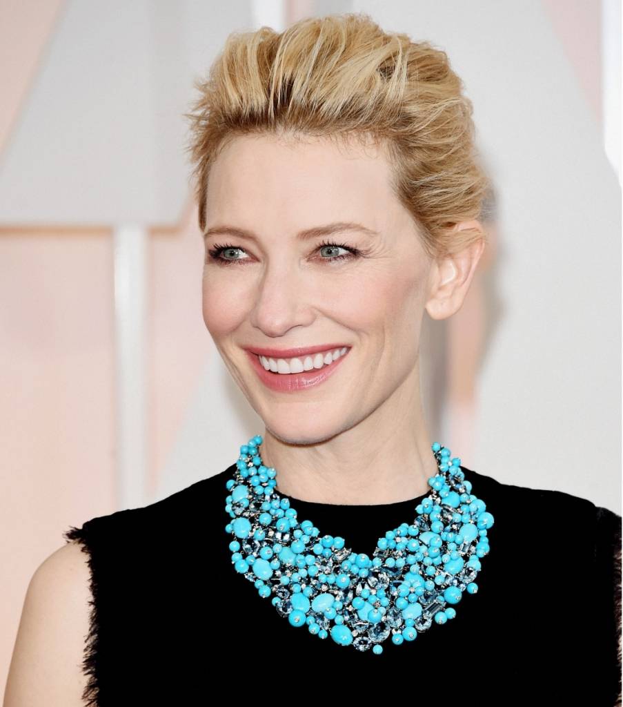 cate blanchett tiffany oscar red carpet