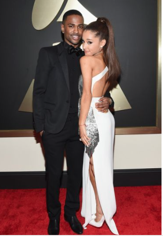 Ariana Grande in Versace at The Grammys 2015