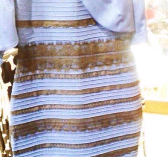 GoldWhite and BlueBlack Dresses Inspired By THE Dress That Broke the ...