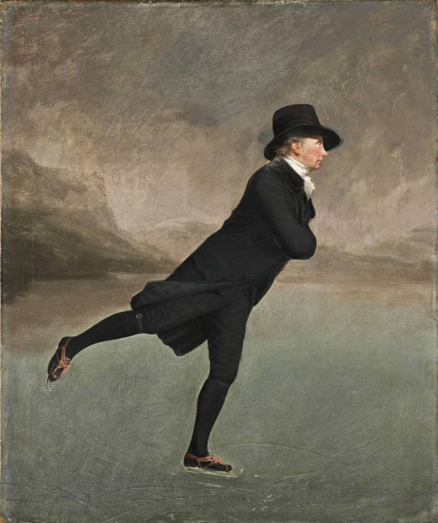Henry Raeburn, Revd. Robert Walker, Skating on Duddingston Loch, ca.1795. Oil on canvas