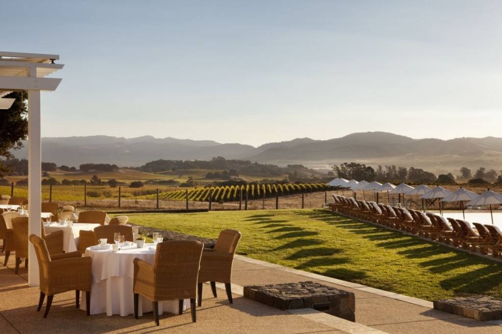 The Hillside Dining Room at The Carneros Inn 