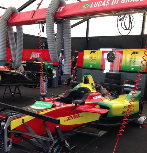 Lucas di Grassi's Paddock