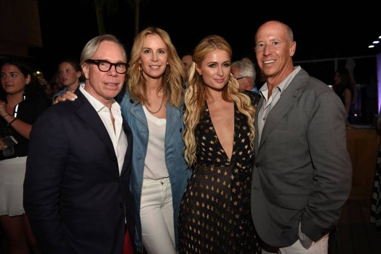 Tommy and Dee Hilfiger, Paris Hilton and Barry Sternlicht