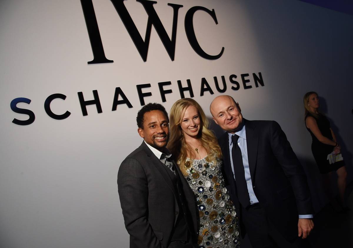 Actor Hill Harper and CEO of IWC Schaffhausen Georges Kern attends the IWC Schaffhausen Third Annual "For the Love of Cinema" Gala during the Tribeca Film Festival on April 16, 2015 in New York City. (Photo by Dimitrios Kambouris/Getty Images for IWC)