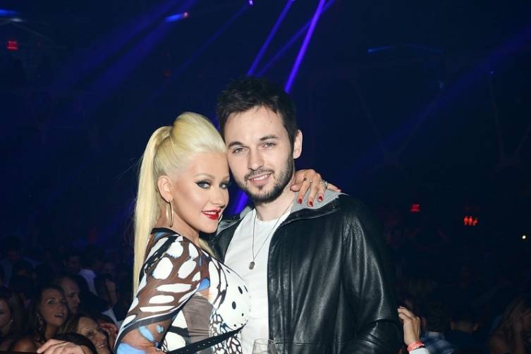 Christina Aguilera with Matthew