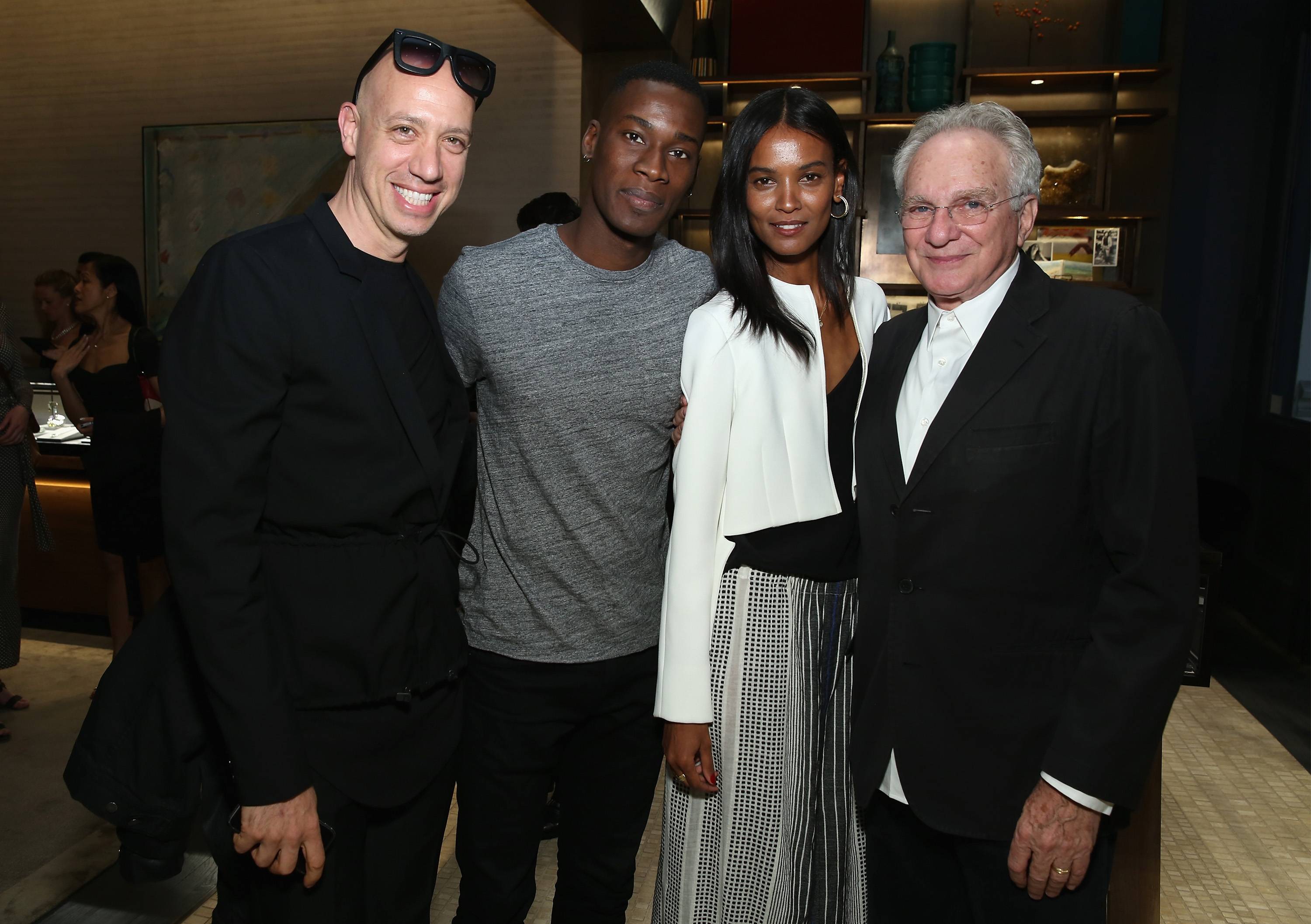 NEW YORK, NY - MAY 05:  Robert Verdi, David Agbodji, Liya Kebede and David Yurman attend the Liya Kebede and David Yurman hosted in-store event to benefit The Liya Kebede Foundation at David Yurman Soho Boutique on May 5, 2015 in New York City.  (Photo by Cindy Ord/Getty Images for David Yurman)