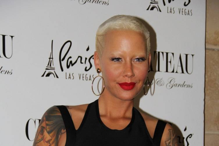 Amber Rose on the Red Carpet at Chateau Nightclub