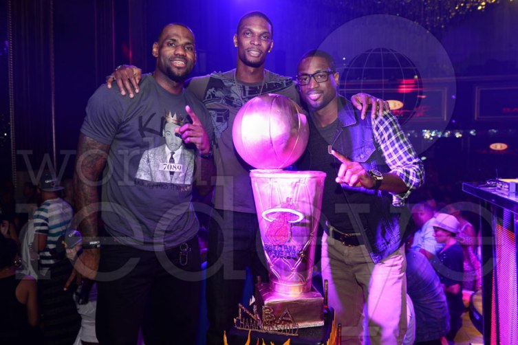 LeBron James, Chris Bosh, Dwyane Wade