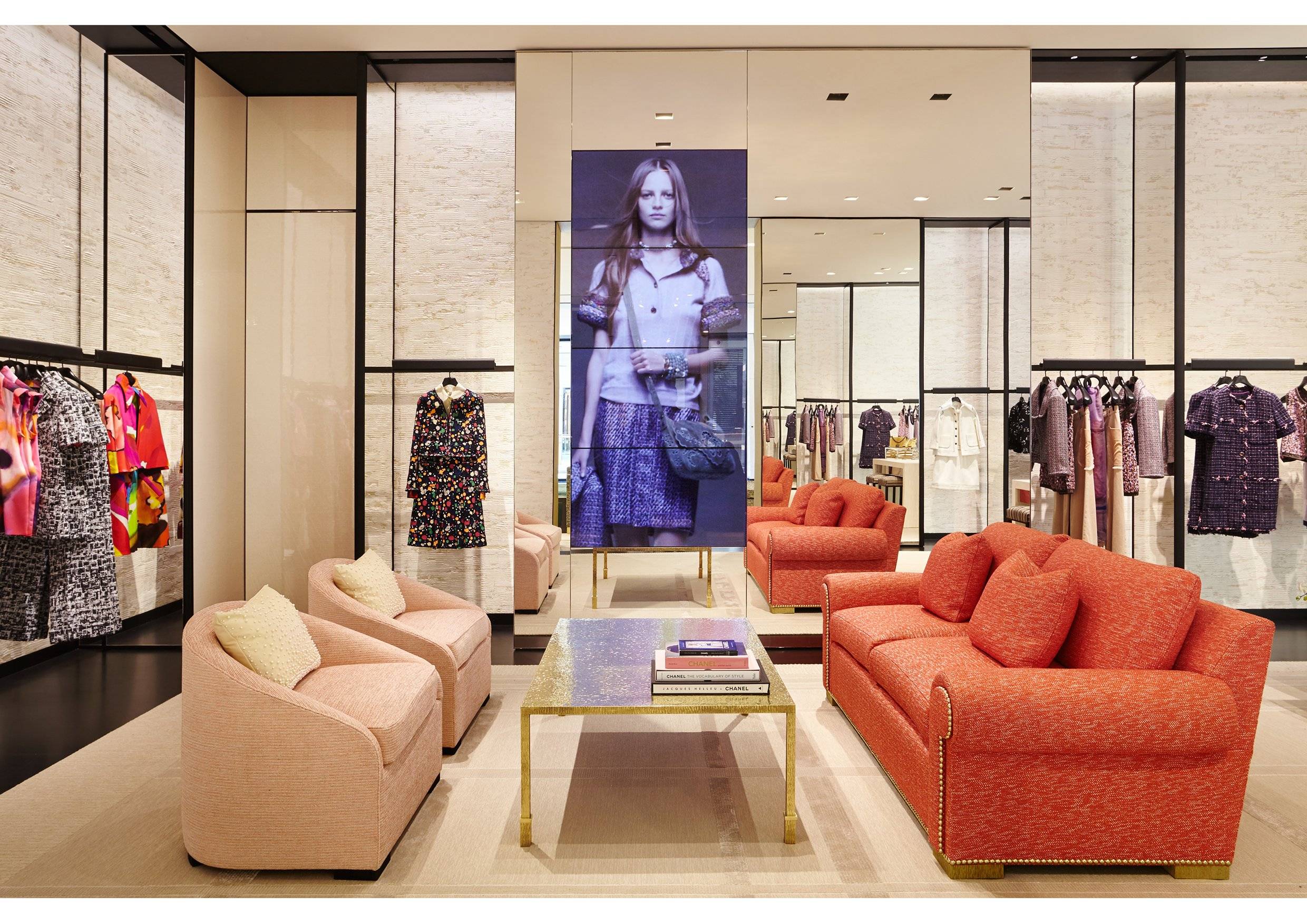 Revamped by Peter Marino, a Chanel Boutique Reopens in Costa Mesa,  California