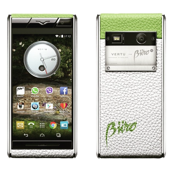 A specially designed Buro 24/7 Vertu phone. 