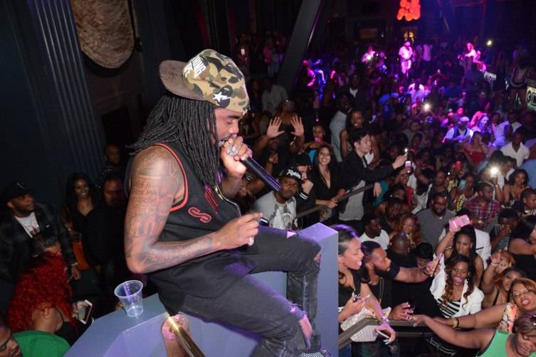 Wale in the DJ Booth at Chateau Nightclub