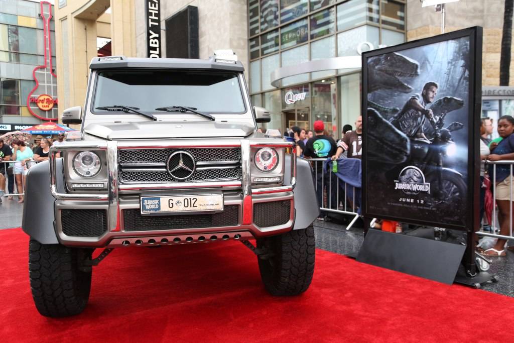 Mercedes-Benz at the Jurassic World premiere 