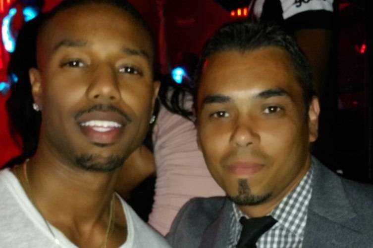 Michael B Jordan at Marquee