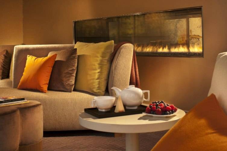 The relaxation room at Mokara Spa is the perfect way to leave the real world behind.