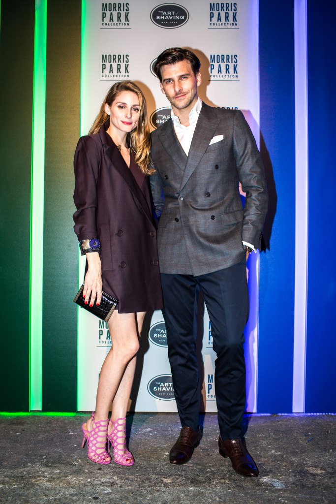 The Art of Shaving celebrates the launch of the Morris Park Collection Razor with Olivia Palermo and Johannes Huebl in New York City.