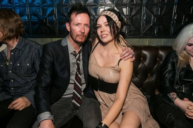 Scott Weiland with his wife at The Sayers Club.