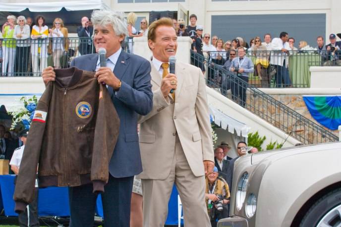 Exhibit Year:2009, Notes:Jay Leno and Governor Arnold Schwarzenegger