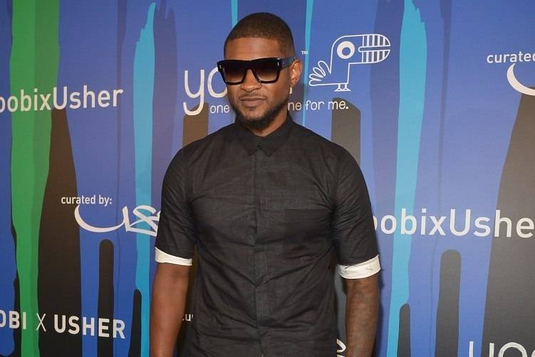 HOLLYWOOD, CA - JULY 09:  Musician Usher attends Yoobi X Usher VIP Launch Event at Siren Studios on July 9