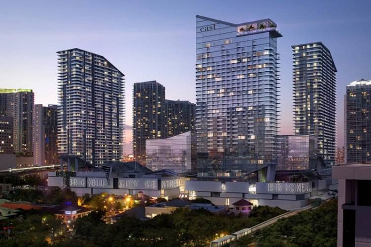 Brickell City Center at Night